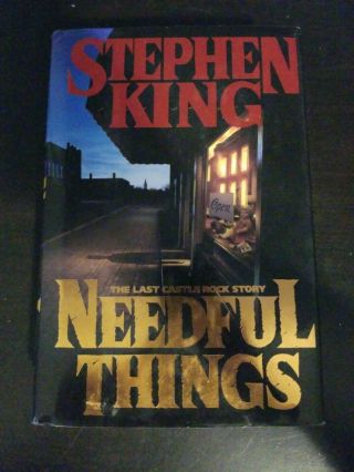 Stephen King Signed Needful Things 1991 First Edition First Printing Hardcover