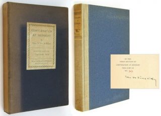 Edna St Vincent Millay / Conversation At Midnight Signed 1st Edition 1937