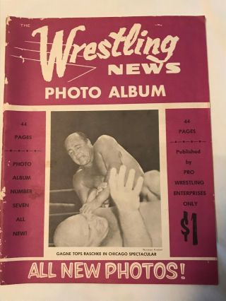 Vintage Wrestling News Photo Album 1971
