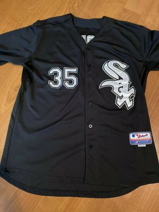 Chicago White Sox Frank Thomas 36 Majestic Authentic Men’s Jersey Size 50