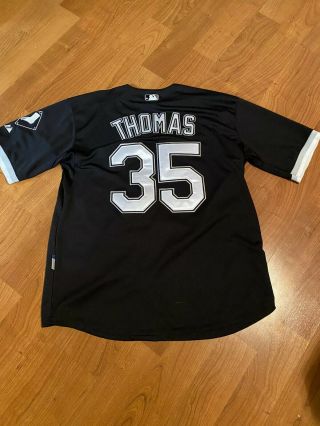 Chicago White Sox Frank Thomas 36 Majestic Authentic Men’s Jersey Size 50 3