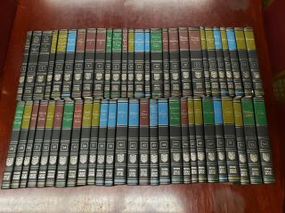 Britannica Great Books,  Full Set Of 54 Volumes.  Like.  Printed 1988