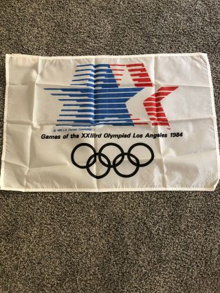 1984 Los Angeles Olympic Flag,  Games Of The Xxiiird Olympiad,  Official Souvenir