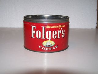 Vintage 1 Lb Folger 