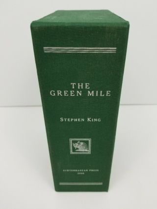 Subterranean Press The Green Mile Stephen King - Ltd Hardcover Edition 6 - vol Set 3