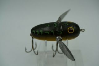 Vintage Heddon Dowagiac Fishing Lure Wood Crazy Crawler 2120 Small Size Frog
