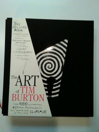 Deluxe The Art Of Tim Burton: Last Of Its Kind Lithograph Signed