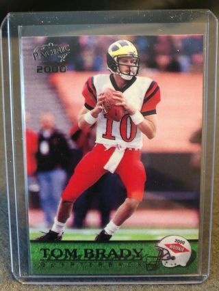 2000 Pacific 403 Tom Brady Rc England Patriots Rookie Card Michigan