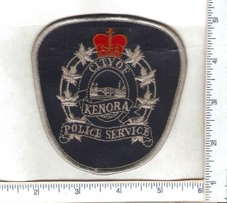 , 1 Vintage Kenora Police Department Patch.  (ontario)