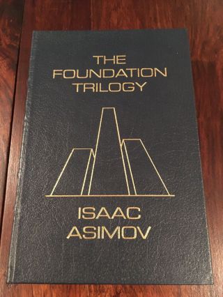 The Foundation Trilogy By Isaac Asimov Leather - Bound Signed Easton Press Limited