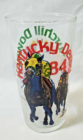 Vintage 1984 Kentucky Derby Churchill Downs Julep Glass