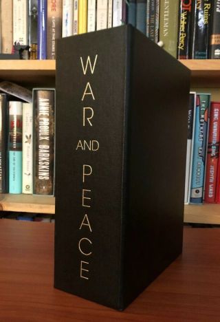 War And Peace By Leo Tolstoy Folio Society 1971 Leather Deluxe Numbered