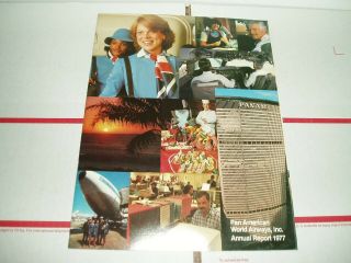 Pan American World Airways Annual Report For 1977 Panam