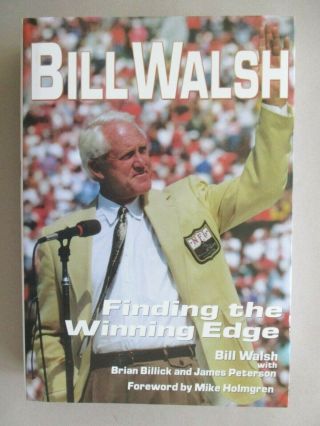 " Finding The Winning Edge " - Bill Walsh 1998 Hc&dj 1st Edition,  1st Print