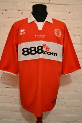 Vintage Middlesbrough Football Shirt 2004/2005 Soccer Jersey Trikot Mens Xxl
