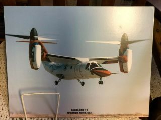 Bell Helicopter - - Ba 609 Ship 1 First Flight - - - March,  2003 - Photo Bd 11x14