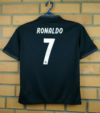 Ronaldo Real Madrid Third Kids 9 - 10 Jersey 2018 Shirt Cg0570 Soccer Adidas