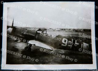 Ww2 Egypt - A Wreaked Luftwaffe Me 109 9,  1 - Fuka - Photo 8.  5 By 6cm