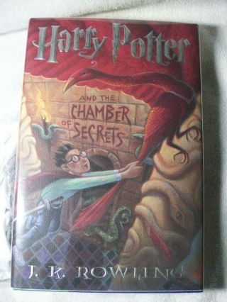 J.  K.  Rowling Signed Harry Potter & The Chamber Of Secrets Us Edition