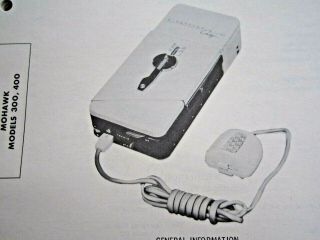 Mohawk Midgetape 300 & 400 Tape Recorder Photofact