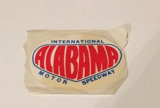 Vintage Alabama International Motor Speedway Sticker