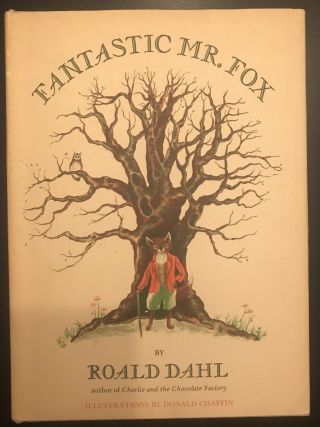 Fantastic Mr.  Fox By Roald Dahl 1970 First Edition 1st Dust Jacket