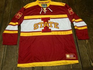 Iowa State Cyclones Mens L Large Hockey Jersey Colosseum Football Basketball Wow