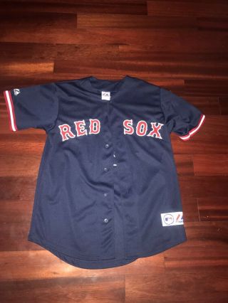 Curt Schilling Boston Red Sox Baseball Jersey M Majestic