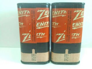 2 Matching RARE NOS Factory Zenith 1C5 GT Vacuum Tubes 3