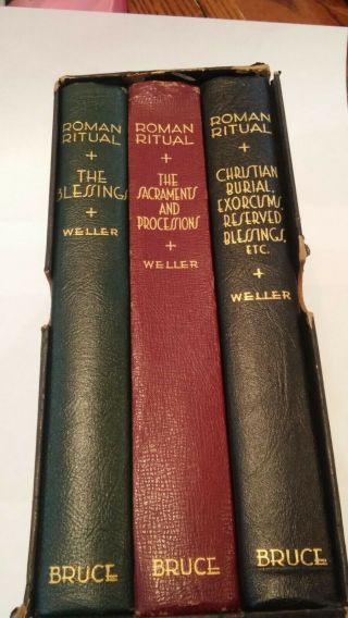 The Roman Ritual In 3 Volumes (volume 1 - The Sacraments And Processions) ; (vo.