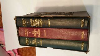 The Roman Ritual In 3 Volumes (volume 1 - The Sacraments And Processions) ; (vo. 2