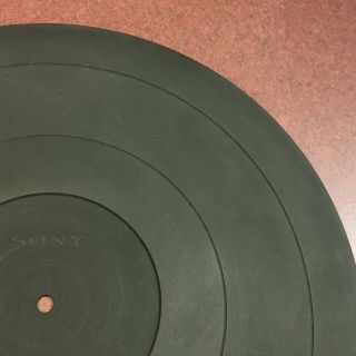 Sony PS - X7 Turntable Parts - Rubber Mat (11 - 5/16 