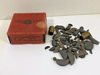 Vintage Dorman Products Garage Assortment No.  10 (woodruff Keys) 80pc,  Box