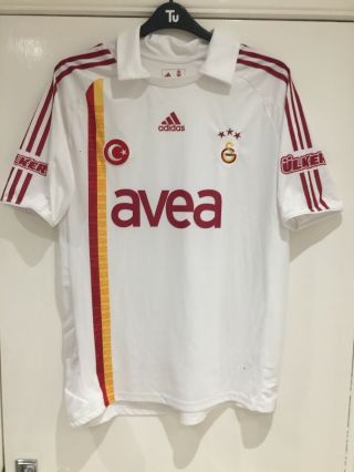 Galatasaray Away Shirt White Size Xl Classic Vintage