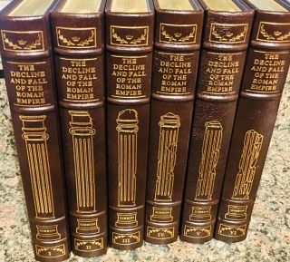 The Decline And Fall Of The Roman Empire Complete 6 Volumes Easton Press Leather