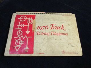 1976 Ford Trucks Wiring Diagrams Complete All Models Set In Binder Am