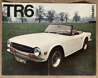 1971 Triumph Tr6 American Sales Brochure (tr6 712)