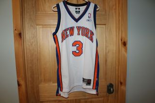 Reebok Stephon Marbury 3 York Knicks Nba Basketball Jersey Adult Size M