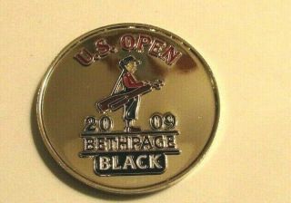 - US Open Golf Ball Marker Flat 2009 Bethpage Black Golf Course 2