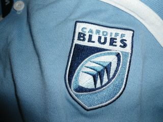 VINTAGE CARDIFF BLUES CANTERBURY RUGBY JERSEY SHIRT SIZE XL 2