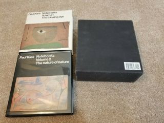 Paul Klee Notebooks Overlook Hardcover Boxed Set Vol 1 & 2 W Slipcase