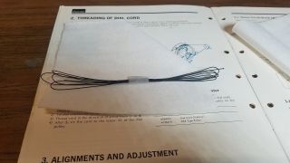 Sansui Qrx 5500 Tuner Braided Dial Cord String With Instructions To Install It.