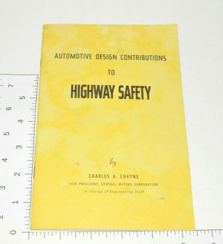 1958 Gm Automotive Design Contributions To Highway Safety Driverless Car Crash
