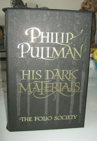 His Dark Materials Philip Pullman Folio Society 3 Book set in Slipcase 2