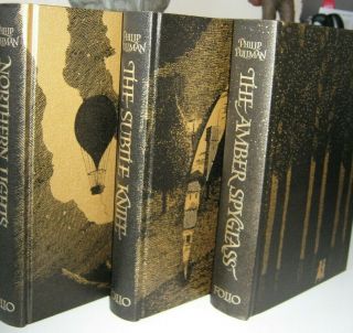 His Dark Materials Philip Pullman Folio Society 3 Book set in Slipcase 3