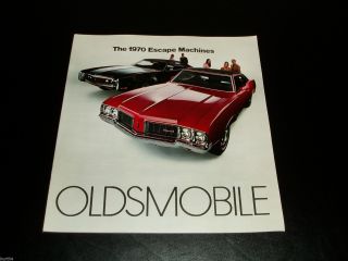 1970 70 Oldsmobile Full Line 442 Cutlass Toronado Delta 88 Sales Brochure