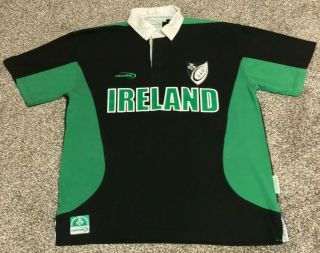 Vintage Lansdowne Authentic Ireland Rugby Jersey Shirt Size Small