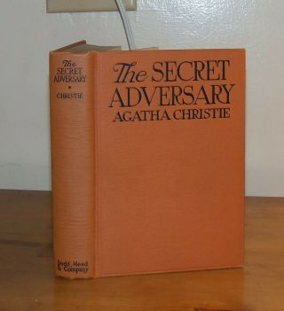 The Secret Adversary.  Agatha Christie.  1922.  1st Ed.