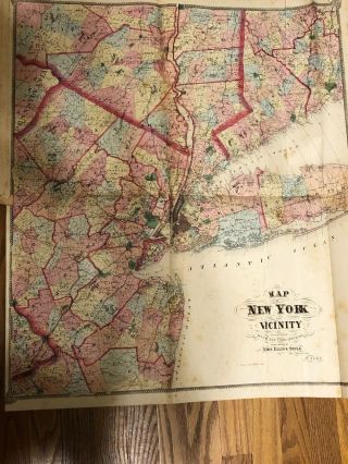 1867 Atlas Of York And Vicinity As Is; F.  W.  Beers