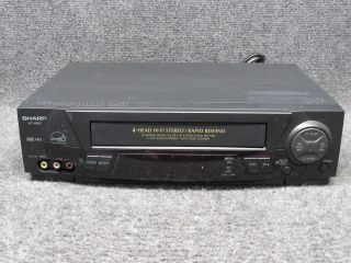 Sharp Vc - H812 4 - Head Hi - Fi Stereo Vcr Video Cassette Recorder Vhs Tape Player